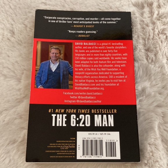 📚 DAVID BALDACCI “The 6:20 man.” - Picture 2 of 6